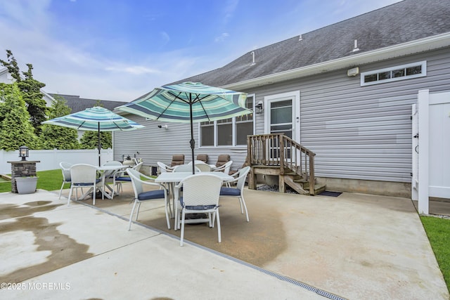 24 Woodview Ln, Cape May Court House, NJ 08210 - view of patio / terrace featuring outdoor dining area