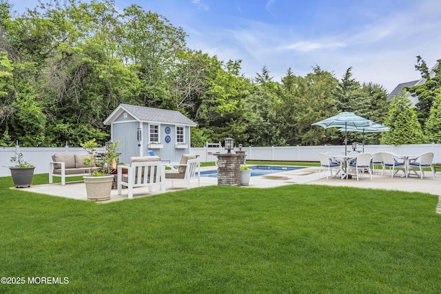 24 Woodview Ln, Cape May Court House, NJ 08210 - view of yard featuring a patio and an outbuilding