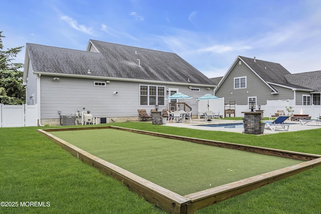 24 Woodview Ln, Cape May Court House, NJ 08210 - back of house with a patio and roof with shingles