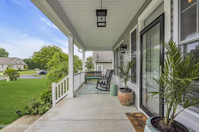24 Woodview Ln, Cape May Court House, NJ 08210 - covered porch with a lawn