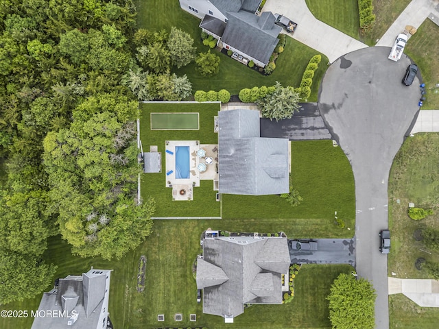 24 Woodview Ln, Cape May Court House, NJ 08210 - bird's eye view of a pool area
