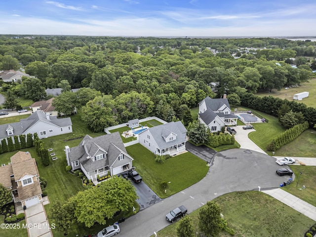 24 Woodview Ln, Cape May Court House, NJ 08210 - aerial view of residential area featuring a forest