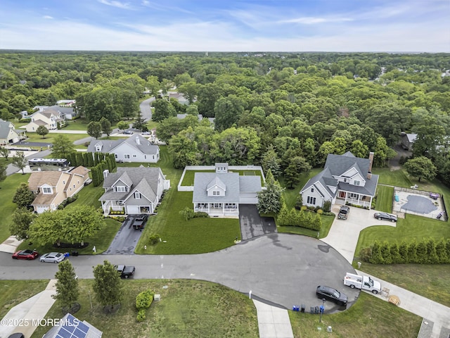 24 Woodview Ln, Cape May Court House, NJ 08210 - aerial view of residential area with a forest