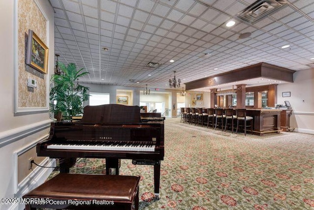 700 Ocean Ave Unit 514, Spring Lake, NJ 07762 - misc room featuring carpet flooring and a community bar