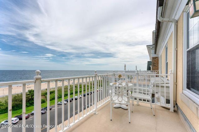 700 Ocean Ave Unit 514, Spring Lake, NJ 07762 - balcony featuring a water view