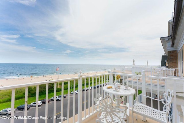 700 Ocean Ave Unit 514, Spring Lake, NJ 07762 - balcony with view of water and beach