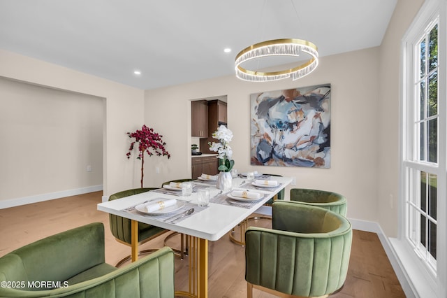 28 Twyford Ln, Manchester, NJ 08759 - dining space with wood finished floors, baseboards, and recessed lighting