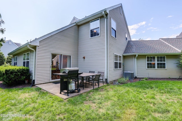 22 Commons Dr, Neptune Township, NJ 07753 - rear view of property featuring a patio area, a yard, and cooling unit