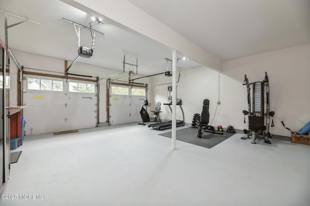 30 Thousand Oaks Ter, Howell, NJ 07731 - exercise area featuring a garage