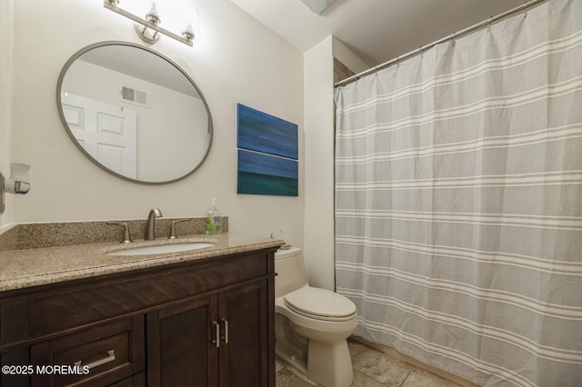 30 Thousand Oaks Ter, Howell, NJ 07731 - bathroom with toilet, vanity, and tile patterned floors