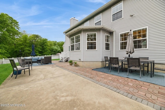 30 Thousand Oaks Ter, Howell, NJ 07731 - view of patio with outdoor lounge area and outdoor dining space