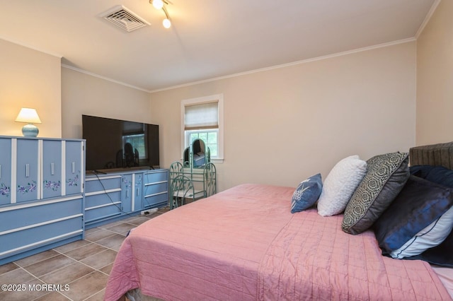 668 Clifton Ave, Toms River, NJ 08753 - bedroom with ornamental molding and tile patterned floors