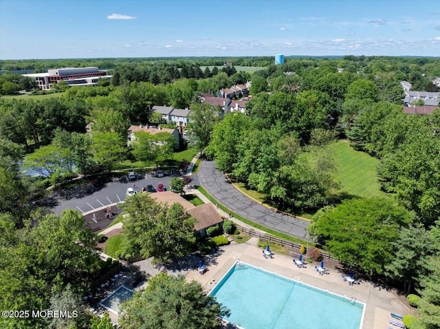 48 Scarborough Ct Unit 7, Freehold, NJ 07728 - drone / aerial view of a pool