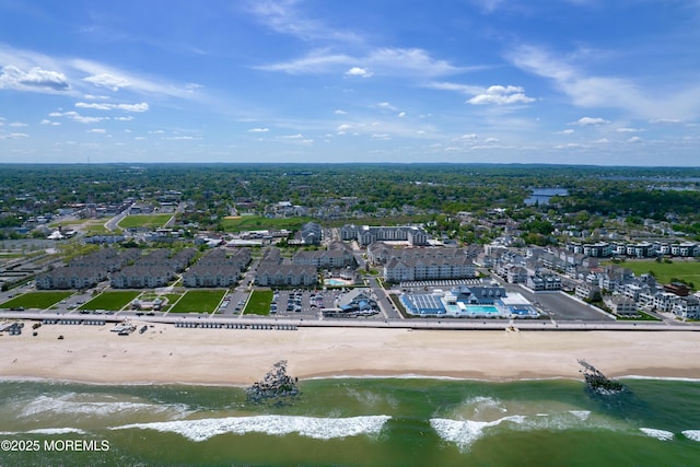 33 Cooper Ave Unit 401, Long Branch, NJ 07740 - bird's eye view of expansive beach