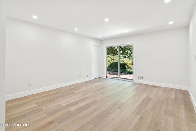 10 Pepperidge Rd, Howell, NJ 07731 - unfurnished room featuring light wood-style floors, recessed lighting, and baseboards