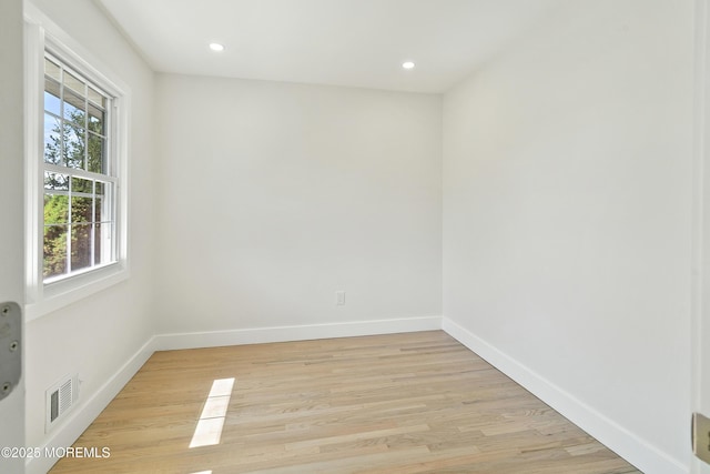 10 Pepperidge Rd, Howell, NJ 07731 - spare room with baseboards, light wood-style flooring, and recessed lighting