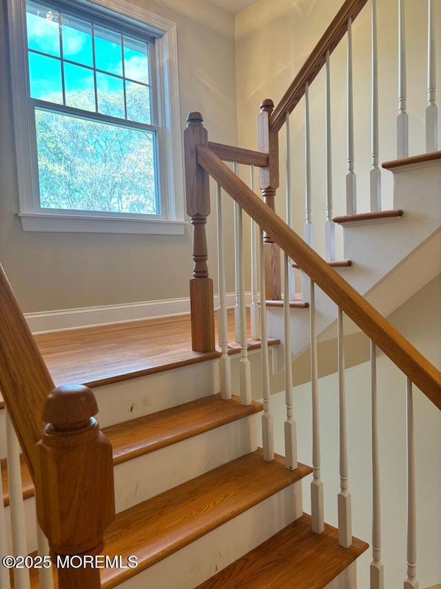 231 Friendship Rd, Howell, NJ 07731 - stairway with baseboards