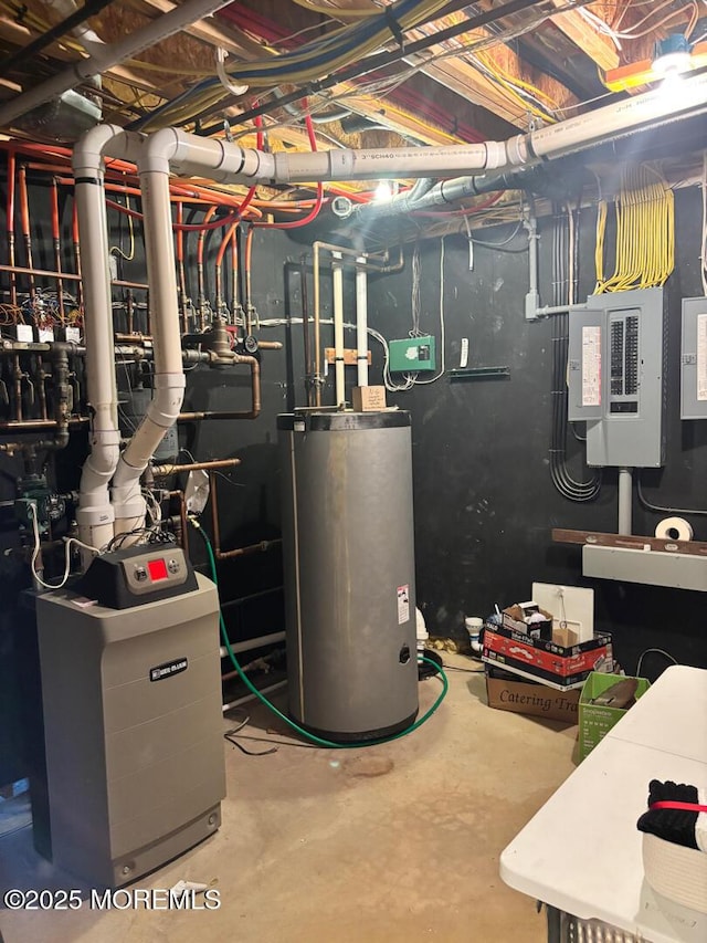 231 Friendship Rd, Howell, NJ 07731 - utilities with water heater and electric panel