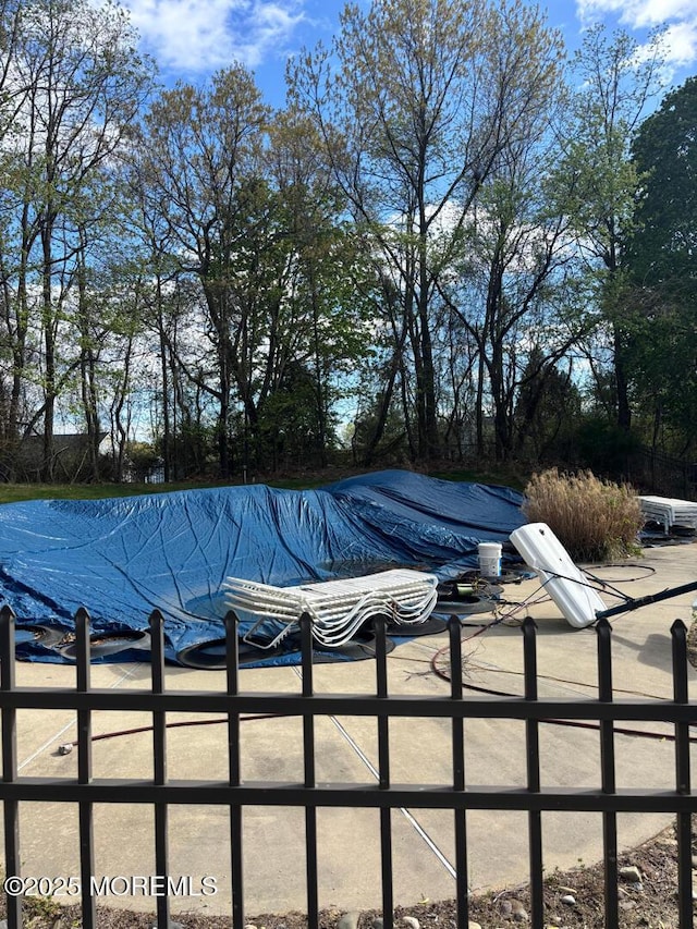 231 Friendship Rd, Howell, NJ 07731 - view of swimming pool with view of wooded area