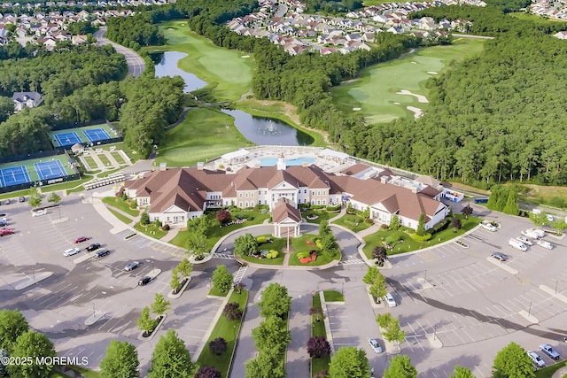 83 Brigantine Blvd, Waretown, NJ 08758 - drone / aerial view of a nearby body of water and a golf club