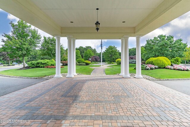 83 Brigantine Blvd, Waretown, NJ 08758 - view of patio / terrace featuring view of scattered trees