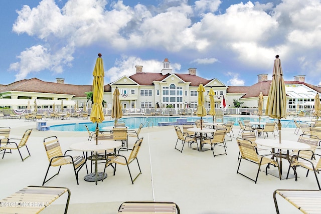 83 Brigantine Blvd, Waretown, NJ 08758 - community pool featuring a patio