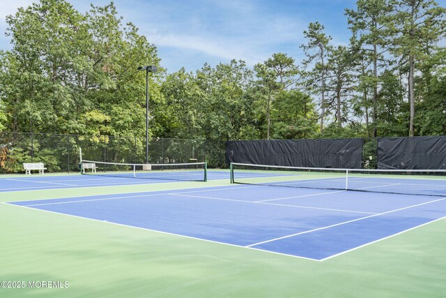 83 Brigantine Blvd, Waretown, NJ 08758 - view of tennis court featuring community basketball court