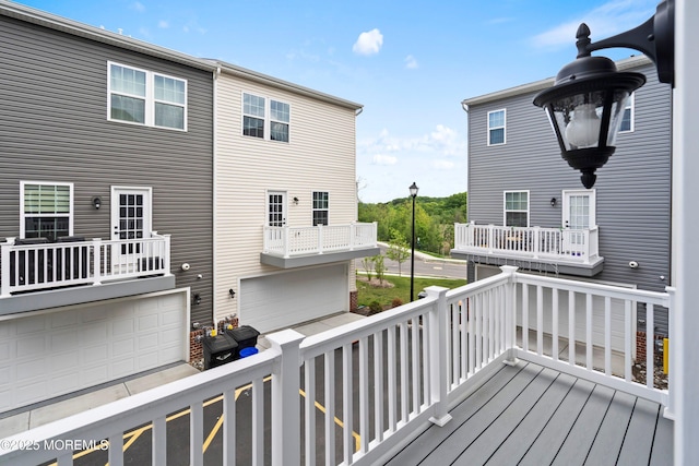 1915 Switzer Ave Unit 1915, Parlin, NJ 08859 - wooden terrace with a garage