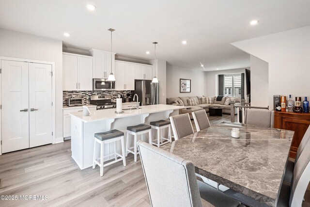 1915 Switzer Ave Unit 1915, Parlin, NJ 08859 - dining space featuring recessed lighting and light wood-type flooring