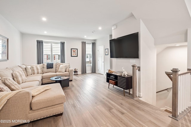 1915 Switzer Ave Unit 1915, Parlin, NJ 08859 - living area with light wood finished floors, recessed lighting, and baseboards