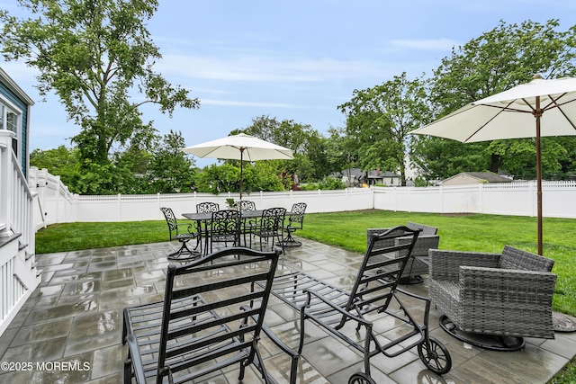 469 E Rd, Belford, NJ 07718 - view of patio with outdoor dining space