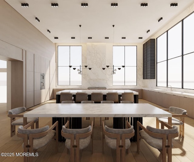 88 Clover Hill Rd, Colts Neck, NJ 07722 - dining room featuring light wood finished floors