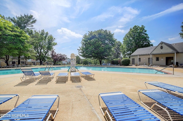 56 Hazel Dr, Freehold, NJ 07728 - community pool with a patio