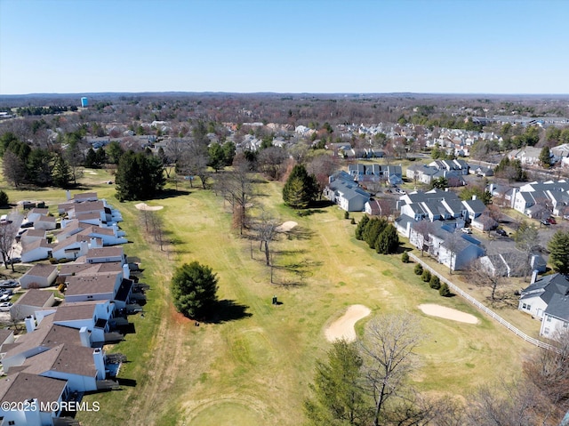 56 Hazel Dr, Freehold, NJ 07728 - aerial view of property and surrounding area featuring nearby suburban area and a golf course