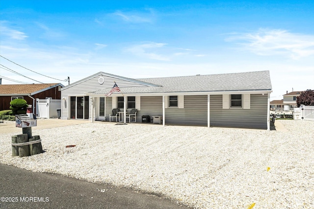125 Bloomfield Rd, Barnegat, NJ 08005 - ranch-style house featuring a shingled roof