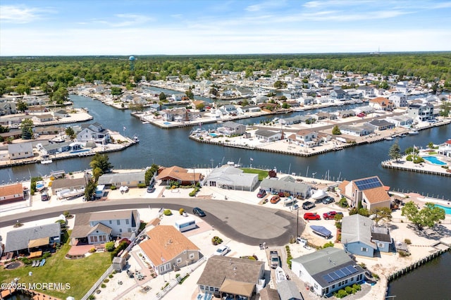 125 Bloomfield Rd, Barnegat, NJ 08005 - aerial perspective of suburban area with a large body of water