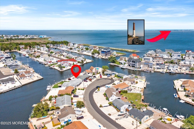125 Bloomfield Rd, Barnegat, NJ 08005 - aerial view of residential area with a large body of water
