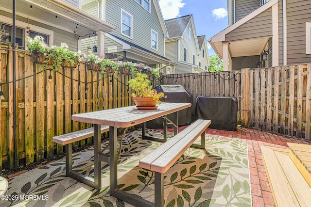 78 Cookman Ave, Ocean Grove, NJ 07756 - fenced backyard featuring a patio and outdoor dining area