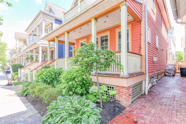 78 Cookman Ave, Ocean Grove, NJ 07756 - view of property exterior featuring a porch