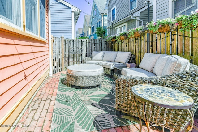 78 Cookman Ave, Ocean Grove, NJ 07756 - fenced backyard featuring an outdoor living space