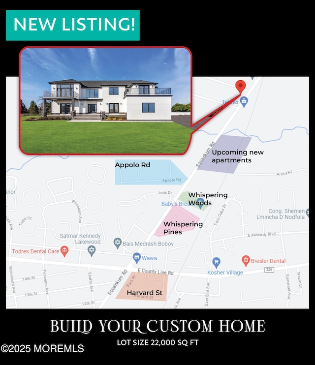 3 Larrabee Blvd, Howell, NJ 07731 - map / location