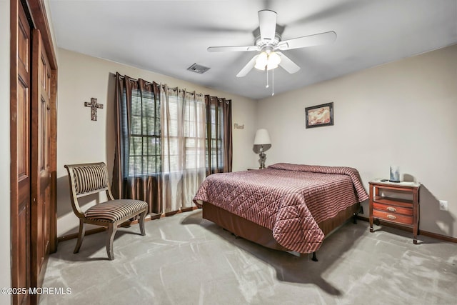 21 Windswept Ln, Freehold, NJ 07728 - bedroom featuring carpet flooring, baseboards, and a ceiling fan