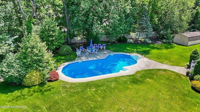21 Windswept Ln, Freehold, NJ 07728 - view of swimming pool with a patio area