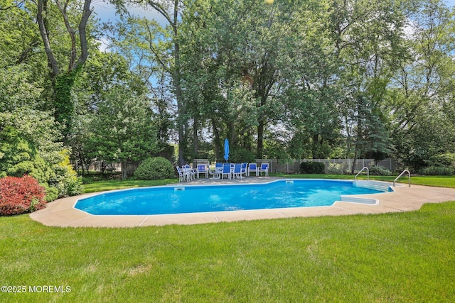 21 Windswept Ln, Freehold, NJ 07728 - outdoor pool with view of scattered trees
