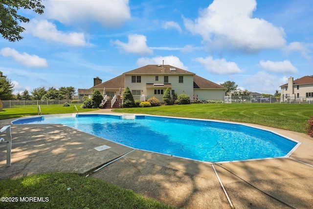 21 Windswept Ln, Freehold, NJ 07728 - view of pool with stairway