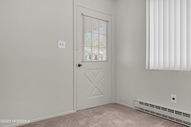 59 Maryland Ave Unit B, Whiting, NJ 08759 - entryway featuring baseboard heating, carpet, and baseboards