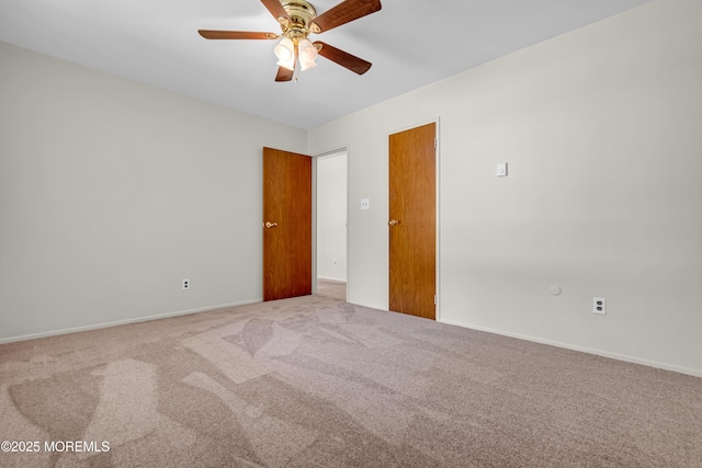 59 Maryland Ave Unit B, Whiting, NJ 08759 - spare room featuring carpet, a ceiling fan, and baseboards