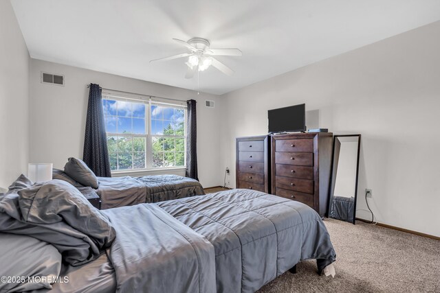1 Overlook Ct, Manchester, NJ 08759 - carpeted bedroom featuring baseboards and ceiling fan