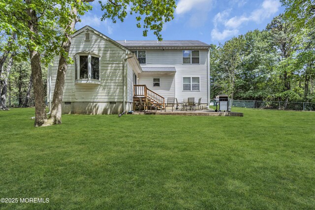 1 Overlook Ct, Manchester, NJ 08759 - rear view of house featuring a patio