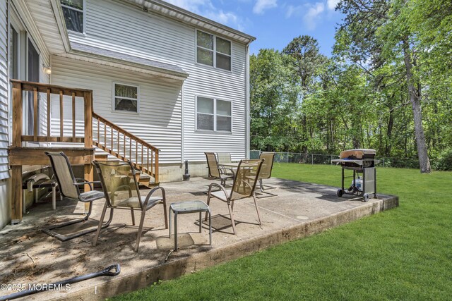 1 Overlook Ct, Manchester, NJ 08759 - view of patio / terrace with area for grilling
